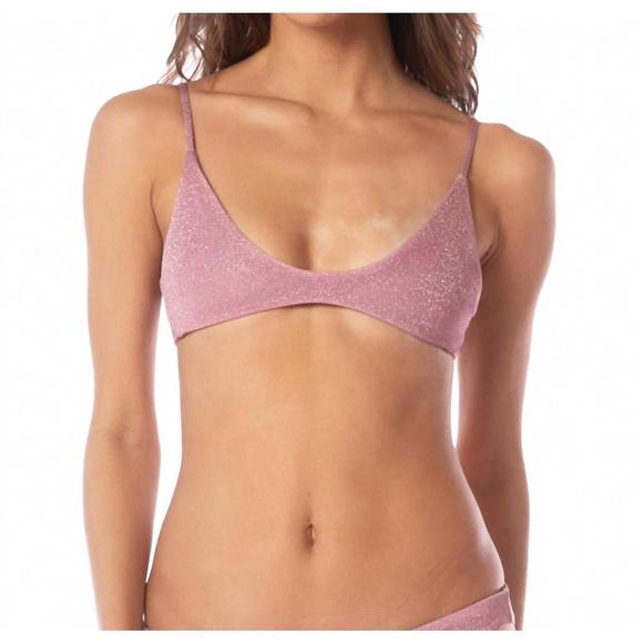 NEW MAAJI women's creta bikini top in blush shine - Picture 1 of 3